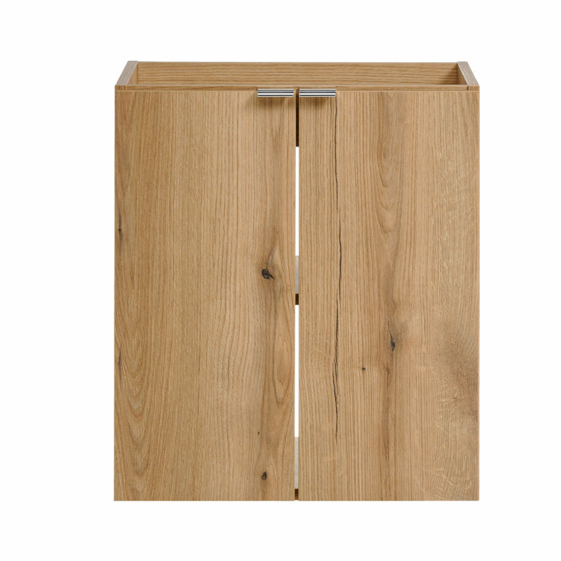 Meuble sous vasque 2 portes NOVA OAK salle de bain 50,60 et 80cm - 50